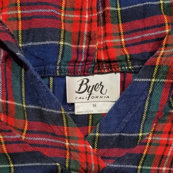 Quarter Sleeve Hooded Plaid Flannel - Picture 8 of 8